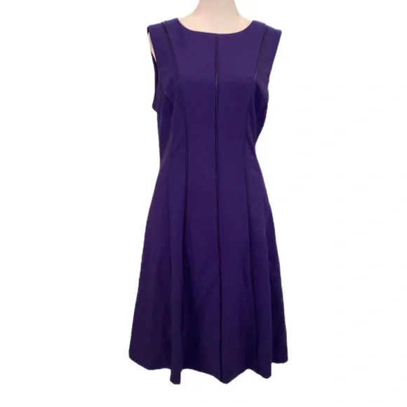 knee length dresses for ladies Calvin Klein Bodycon Michelle Pfeiffer Inspired Cocktail Dress in Purp –  FADVault main image 1